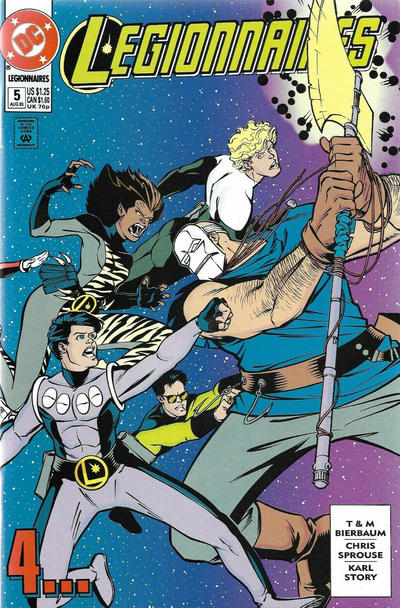 Cover for Legionnaires (DC, 1993 series) #5 [Direct]