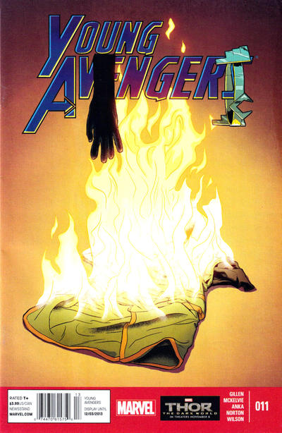 Cover for Young Avengers (Marvel, 2013 series) #11 [Newsstand]