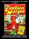 Cover for Gwandanaland Comics (Gwandanaland Comics, 2016 series) #2228 - Golden Age Captain Marvel Treasury Volume 7