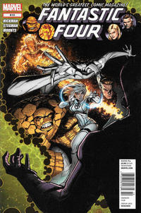 Cover for Fantastic Four (Marvel, 2012 series) #610 [Newsstand]