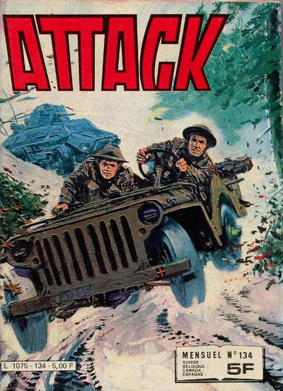 Cover for Attack (Impéria, 1971 series) #134