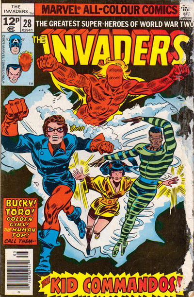 Cover for The Invaders (Marvel, 1975 series) #28 [British]