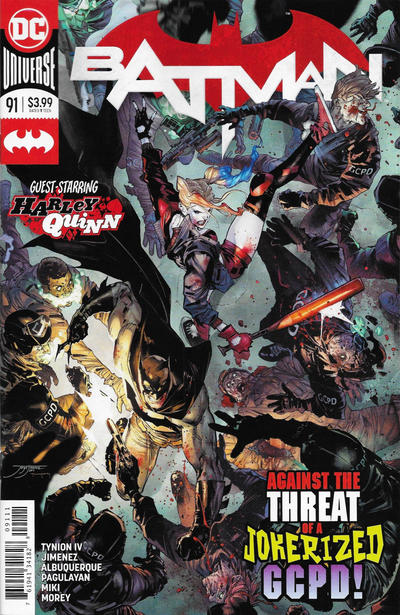 Cover for Batman (DC, 2016 series) #91