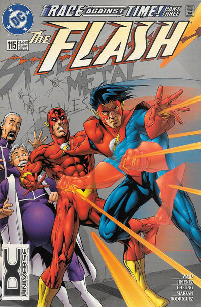 Cover for Flash (DC, 1987 series) #115 [DC Universe Corner Box]