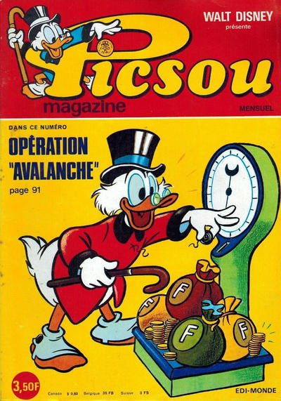 Cover for Picsou Magazine (Disney Hachette Presse, 1972 series) #49