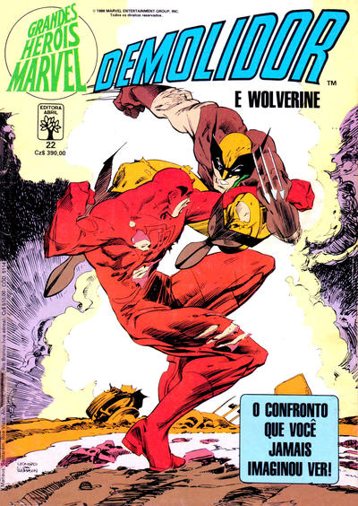 Cover for Grandes Heróis Marvel (Editora Abril, 1983 series) #22