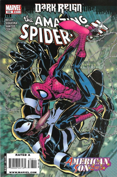 Cover for The Amazing Spider-Man (Marvel, 1999 series) #596 [Direct Edition]