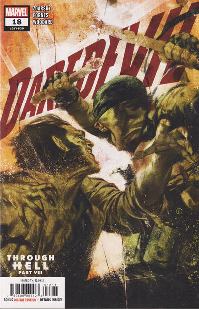 Cover for Daredevil (Marvel, 2019 series) #18 (630)