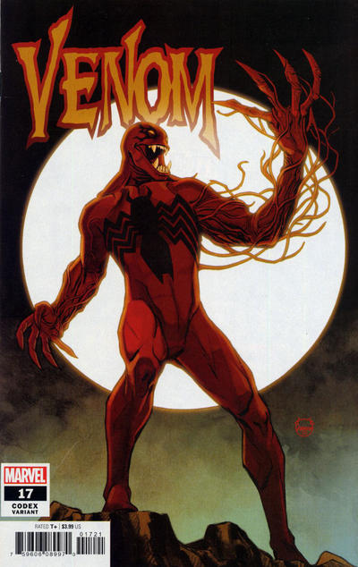 Cover for Venom (Marvel, 2018 series) #17 (182) [Codex Variant - Dave Johnson Cover]