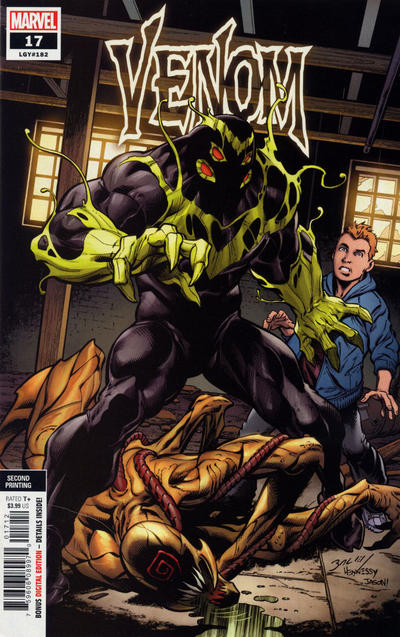 Cover for Venom (Marvel, 2018 series) #17 (182) [Second Printing - Mark Bagley Cover]