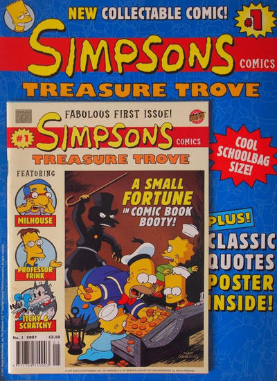 Cover for Simpsons Comics Treasure Trove (Titan, 2007 series) #1
