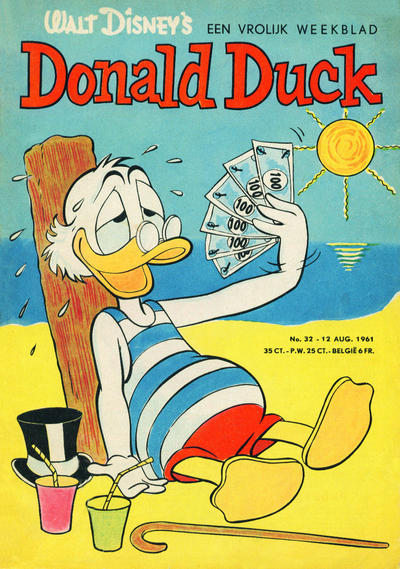 Cover for Donald Duck (Geïllustreerde Pers, 1952 series) #32/1961