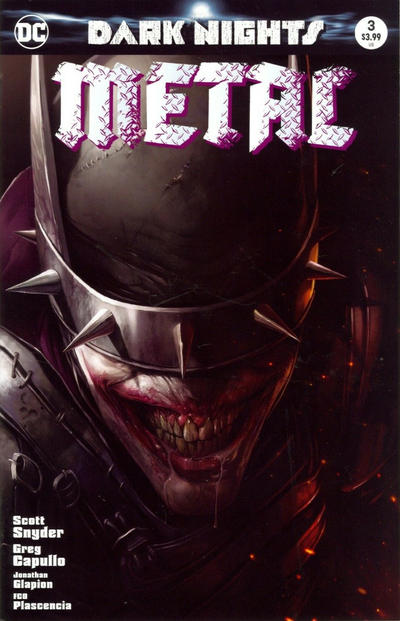 Cover for Dark Nights: Metal (DC, 2017 series) #3 [Exclusive Francesco Mattina Color Cover]