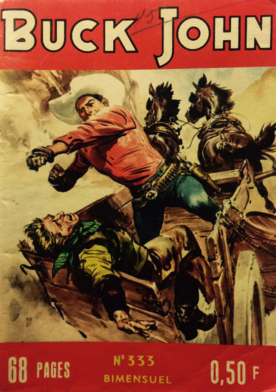 Cover for Buck John (Impéria, 1953 series) #333