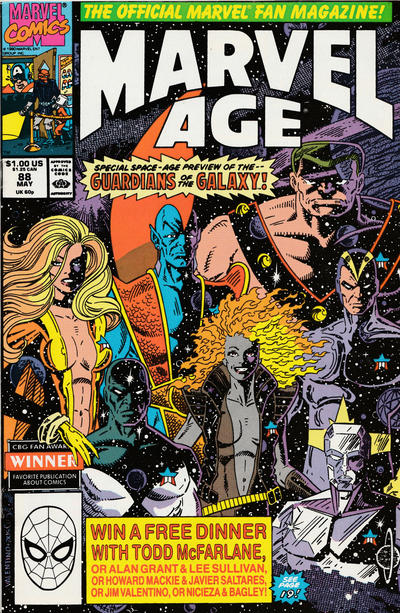 Cover for Marvel Age (Marvel, 1983 series) #88 [Direct]