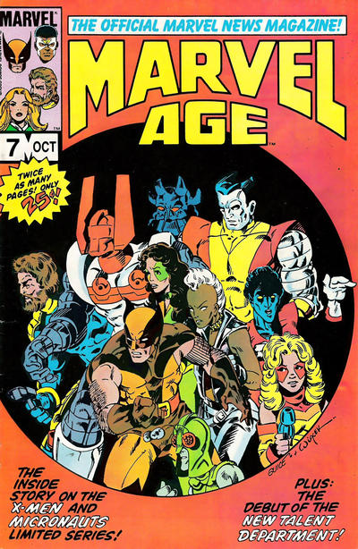 Cover for Marvel Age (Marvel, 1983 series) #7