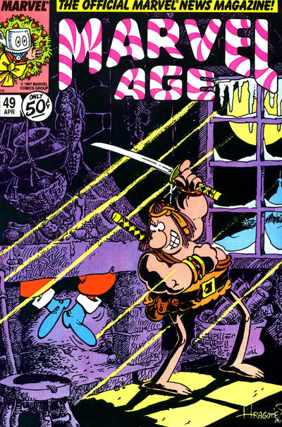 Cover for Marvel Age (Marvel, 1983 series) #49