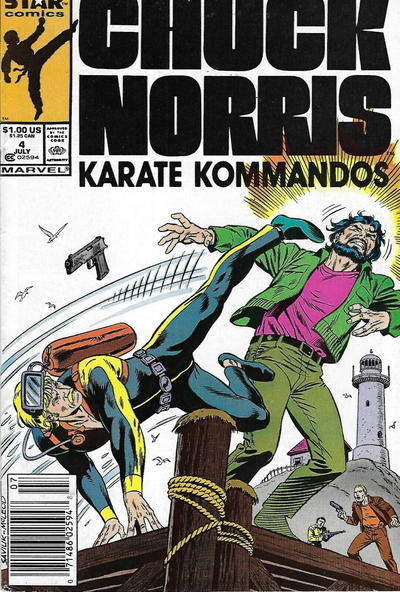 Cover for Chuck Norris (Marvel, 1987 series) #4 [Newsstand]