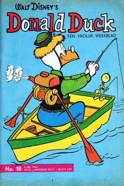 Cover for Donald Duck (Geïllustreerde Pers, 1952 series) #18/1963