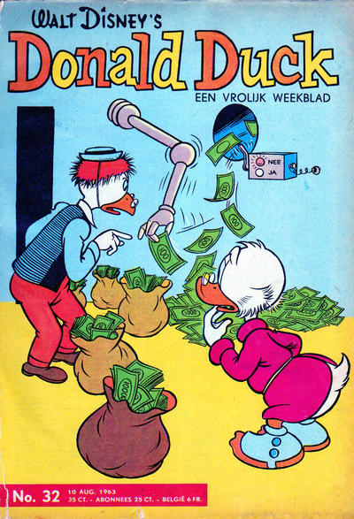 Cover for Donald Duck (Geïllustreerde Pers, 1952 series) #32/1963
