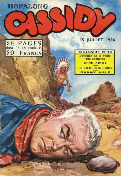 Cover for Hopalong Cassidy (Impéria, 1951 series) #90