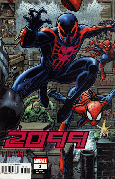 Cover for 2099 Alpha (Marvel, 2020 series) #1 [Arthur Adams 8-Part Connecting Variant]