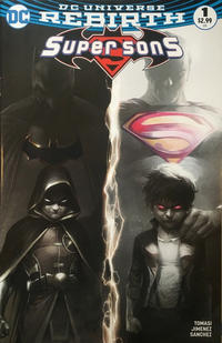 Cover Thumbnail for Super Sons (DC, 2017 series) #1 [Francesco Mattina Black and White Cover]