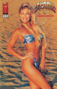 Cover Thumbnail for Glory & Friends Bikini Fest (Image, 1996 series) #1 [Blue Bikini]