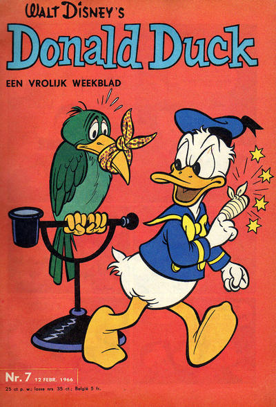 Cover for Donald Duck (Geïllustreerde Pers, 1952 series) #7/1966