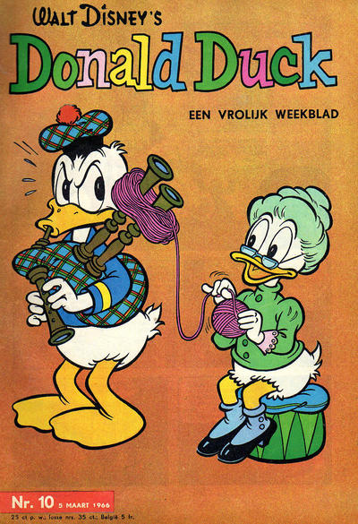 Cover for Donald Duck (Geïllustreerde Pers, 1952 series) #10/1966