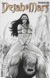 Cover Thumbnail for Dejah of Mars (2014 series) #3 [Black and White Art Incentive Cover Fabiano Neves]