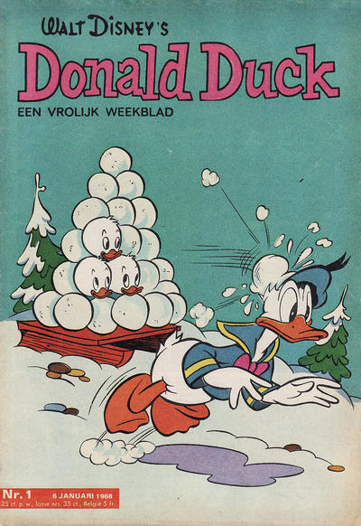 Cover for Donald Duck (Geïllustreerde Pers, 1952 series) #1/1968
