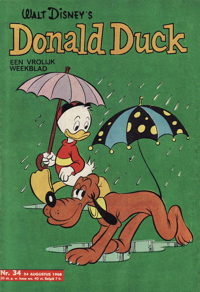 Cover for Donald Duck (Geïllustreerde Pers, 1952 series) #34/1968