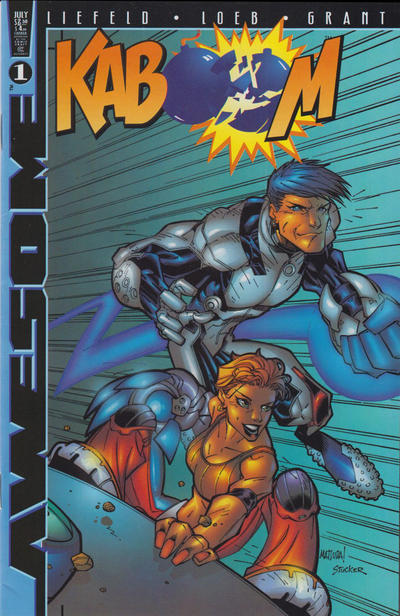 Cover for Kaboom (Awesome, 1999 series) #1 [Jeff Matsuda / Lary Stucker Cover]