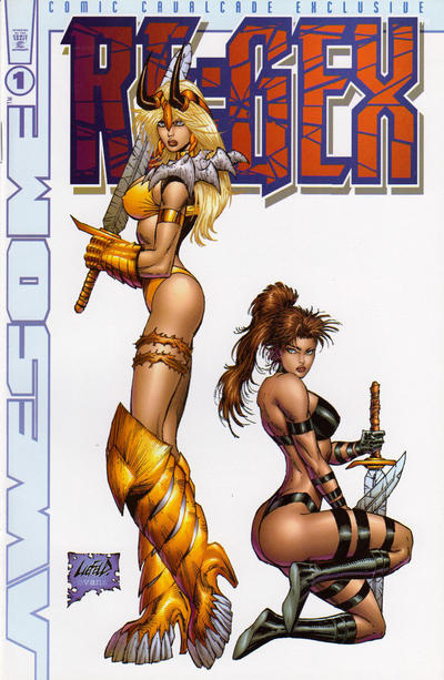 Cover for Re:Gex (Awesome, 1998 series) #1 [Rob Liefeld / Brett Evans Cover]