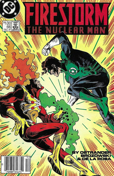 Cover for Firestorm the Nuclear Man (DC, 1987 series) #66 [Direct]