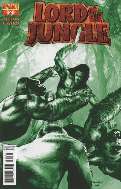 Cover for Lord of the Jungle (Dynamite Entertainment, 2012 series) #2 [Paul Renaud Jungle Green Incentive Cover]