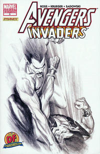 Cover Thumbnail for Avengers/Invaders (Marvel, 2008 series) #3 [Dynamic Forces Exclusive - Alex Ross Sketch]