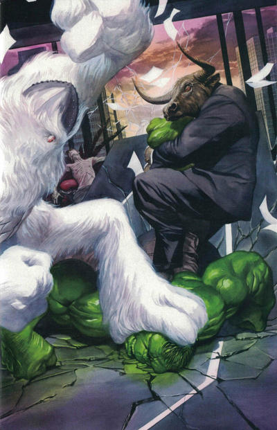 Cover for Immortal Hulk (Marvel, 2018 series) #33 [Alex Ross Virgin Art]
