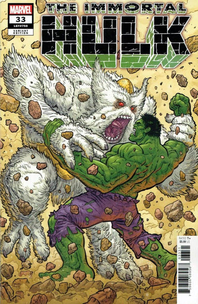 Cover for Immortal Hulk (Marvel, 2018 series) #33 [Steve Skroce Variant]