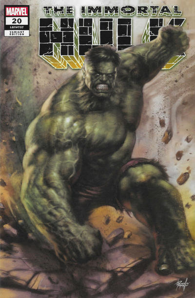 Cover for Immortal Hulk (Marvel, 2018 series) #20 [Unknown Comics / Comics Elite Exclusive - Lucio Parrillo]