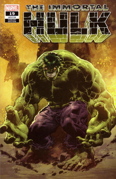 Cover for Immortal Hulk (Marvel, 2018 series) #19 [Comics Elite Exclusive - Mike Deodato]