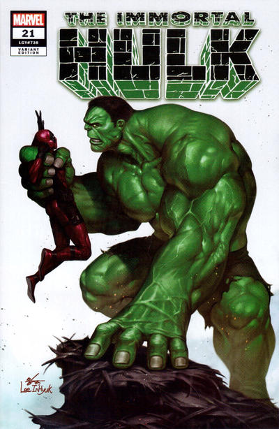 Cover for Immortal Hulk (Marvel, 2018 series) #21 [Unknown Comics / Comics Elite Exclusive - InHyuk Lee]