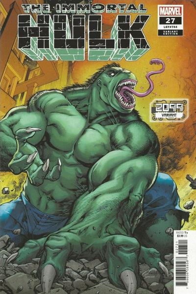 Cover for Immortal Hulk (Marvel, 2018 series) #27 [Tom Raney '2099']
