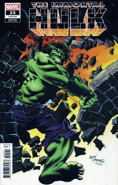 Cover for Immortal Hulk (Marvel, 2018 series) #25 [Gene Colan 'Hidden Gem']
