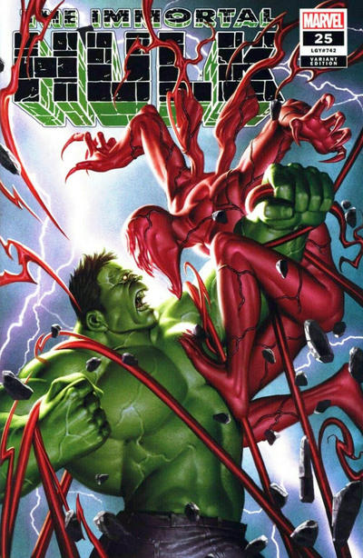 Cover for Immortal Hulk (Marvel, 2018 series) #25 [Frankie's Comics / Golden Apple Comics Exclusive - Junggeon Yoon]