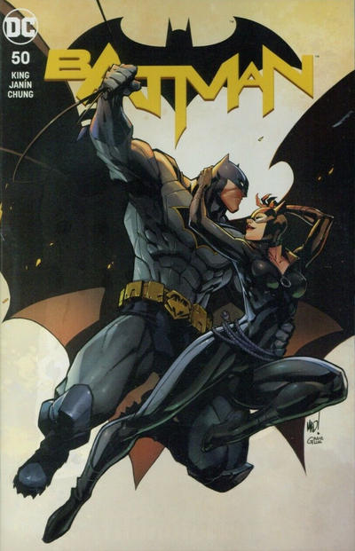 Cover for Batman (DC, 2016 series) #50 [4ColorBeast.com Joe Madureira Connecting Cover - Batman and Catwoman]