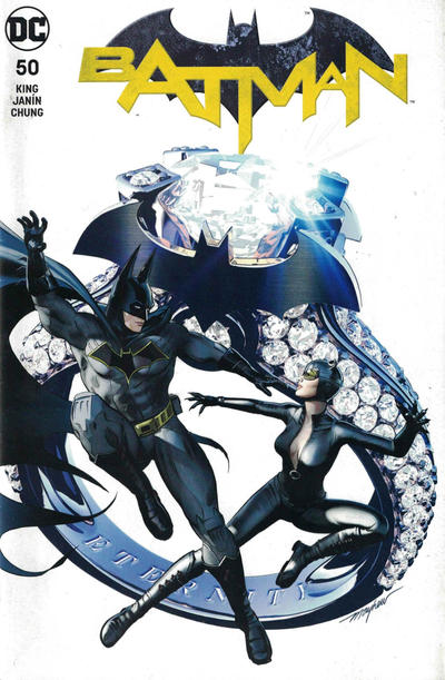 Cover for Batman (DC, 2016 series) #50 [Comic Pop Collectibles Exclusive Mike Mayhew Batman and Catwoman Variant Cover]