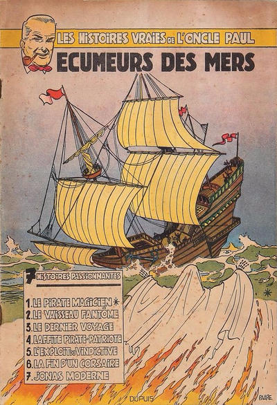 Cover for Les Histoires vraies de l'oncle Paul (Dupuis, 1953 series) #11 - Écumeurs des mers