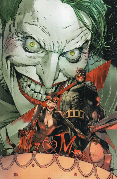 Cover for Batman (DC, 2016 series) #50 [Comic Sketch Art SDCC Exclusive Clay Mann "Bloody Joker" Virgin Cover]